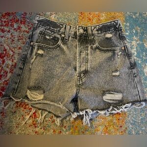 Wildfable distressed black Jean shorts